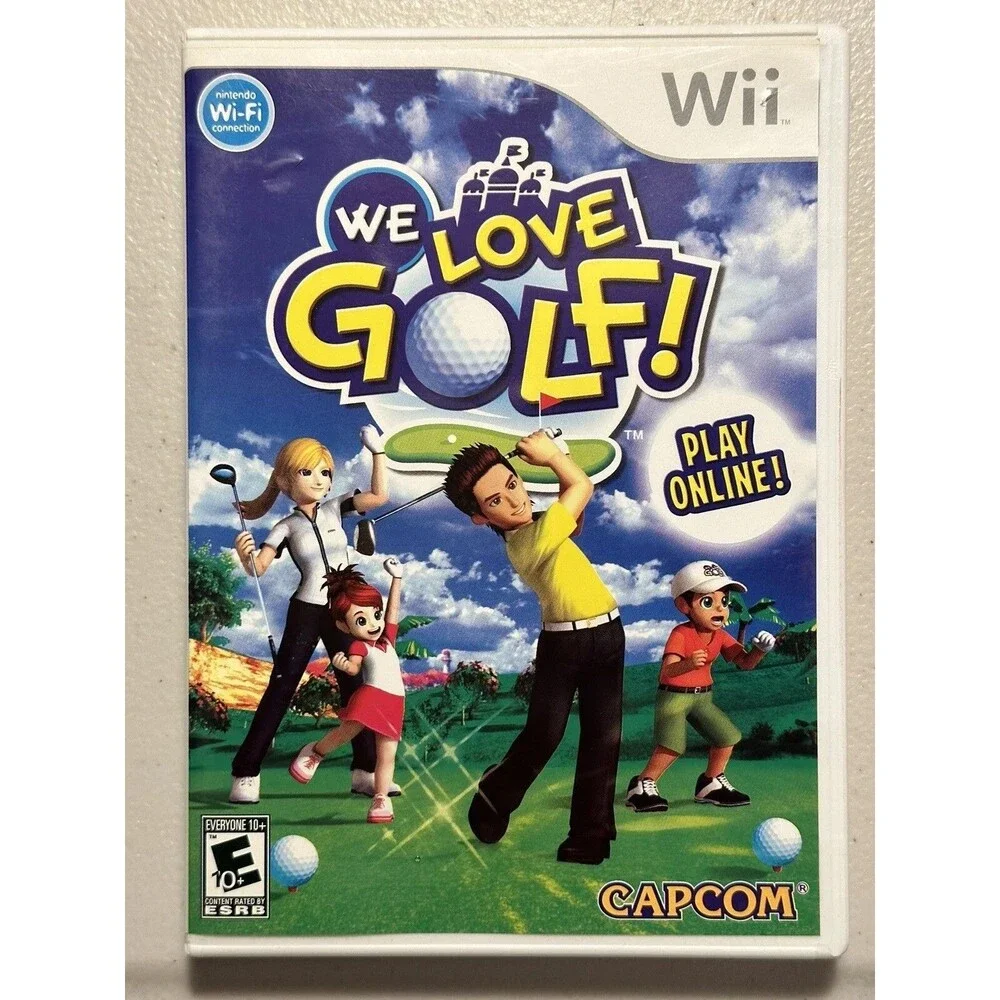 NINTENDO Wii WE LOVE GOLF! GAME DISK COMPLETE WITH CASE & MANUAL - TESTED